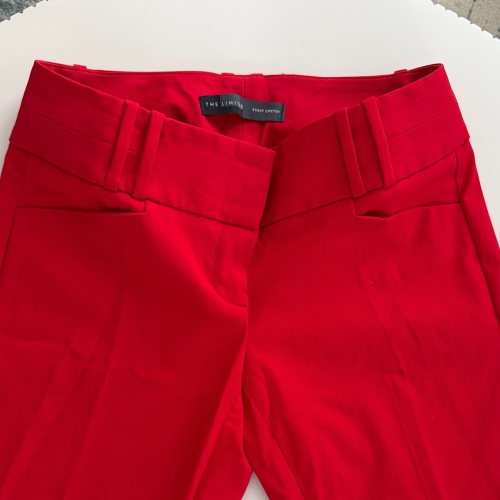 The Limited Red Tailored Trousers